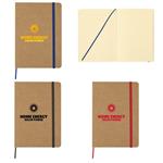 SH6101 5" X 7" Eco-Inspired Strap Notebook With Custom Imprint